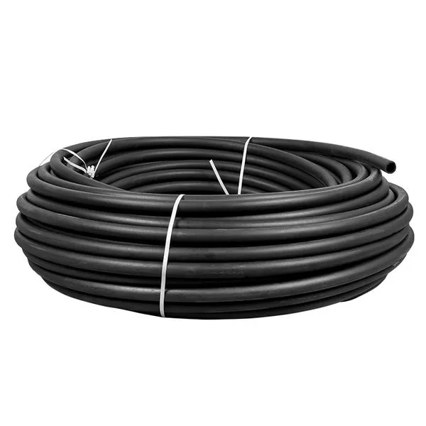 Труба гладкая ПНД жесткая d32 мм (100 м) черная EKF-Plast tpndg-32 EKF