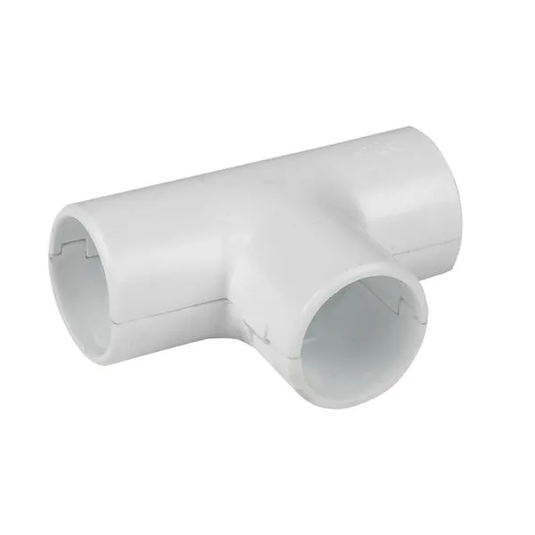 Тройник соединительный для трубы 25 мм (5 шт) белый EKF-Plast tr-t-25w-r EKF