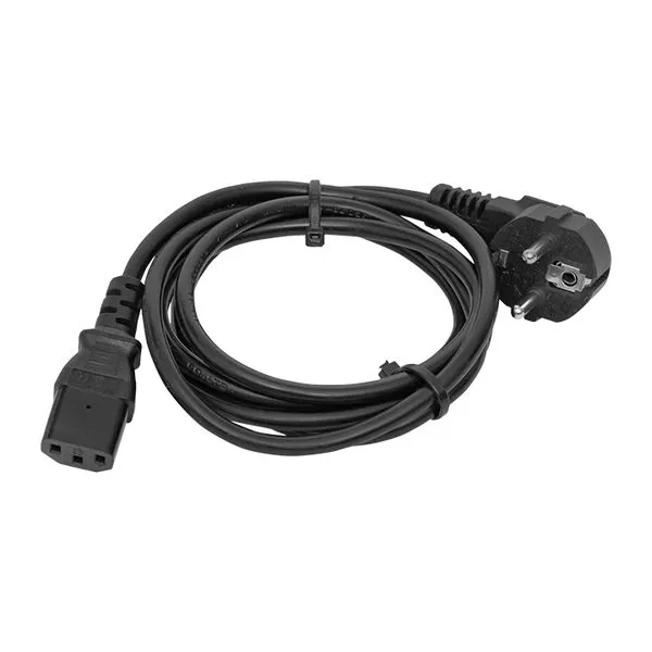 Кабель питания TERACOM для PDU IEC 60320 C13 - CEE 7/7 (Schuko) сечение 3x1,5мм2 250В 10A длина 3,0 метра TRC-PCA-C13-SH-3M EKF