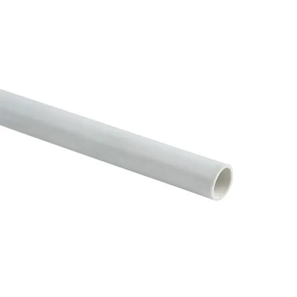 Труба гладкая ПВХ жесткая d16 мм (2 м) (50 м/уп) белая EKF-Plast trg-16w-2m EKF