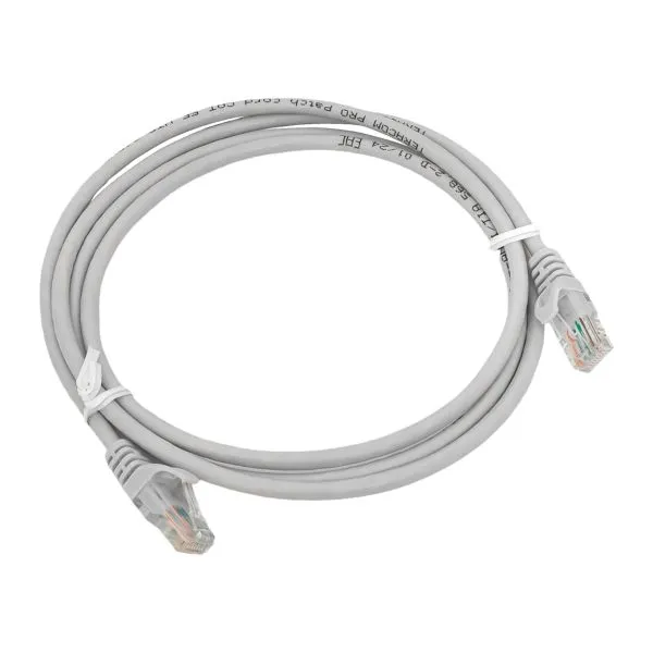 Патч-корд TERACOM PRO Cat.5E неэкранированный UTP оболочка PVC серый (1,5м) TRP-5EUTP-PVC-1.5M-GY EKF