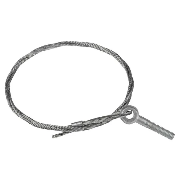 Трос стальной с рым-болтом М6 1 м (2 мм) EKF trrbm6-1