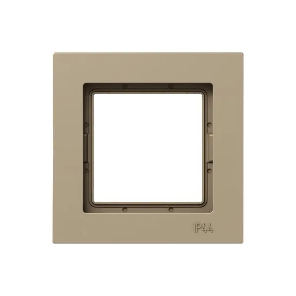 Рамка 1-м Эпика IP44 пластик шампань EKF UP1-FPC-01-44