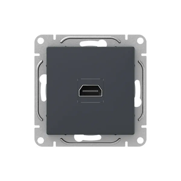 Розетка СП Эпика HDMI механизм графит EKF UP1-SOG-HDMI
