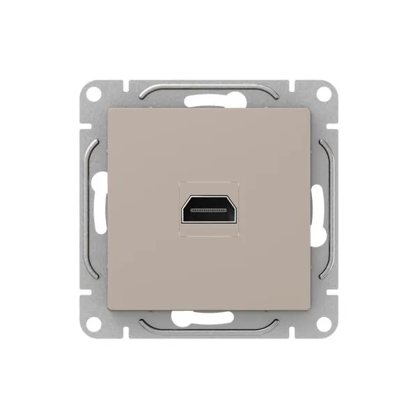 Механизм розетки HDMI, кремовый Эпика EKF UP1-SOI-HDMI