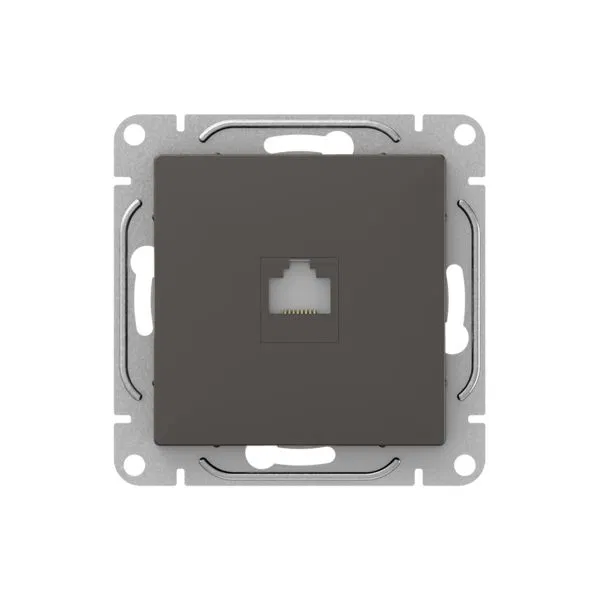 Механизм розетки RJ45 (cat6), мокко Эпика EKF UP1-SOM-RJ45-6