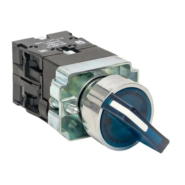 Переключатель BD33 3P c синей подсветкой 24В NO EKF PROxima xb2-bk33-b-24