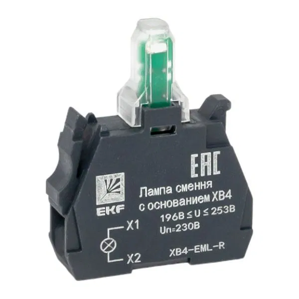 Лампа сменная c основанием XB4 красная 230В EKF PROxima XB4-EML-R
