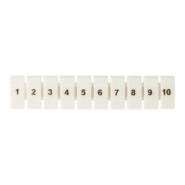 Маркеры для UT/ST/Push-in 4 с нумерацией 1-10 (уп.100шт) EKF zb-st-4-1-10