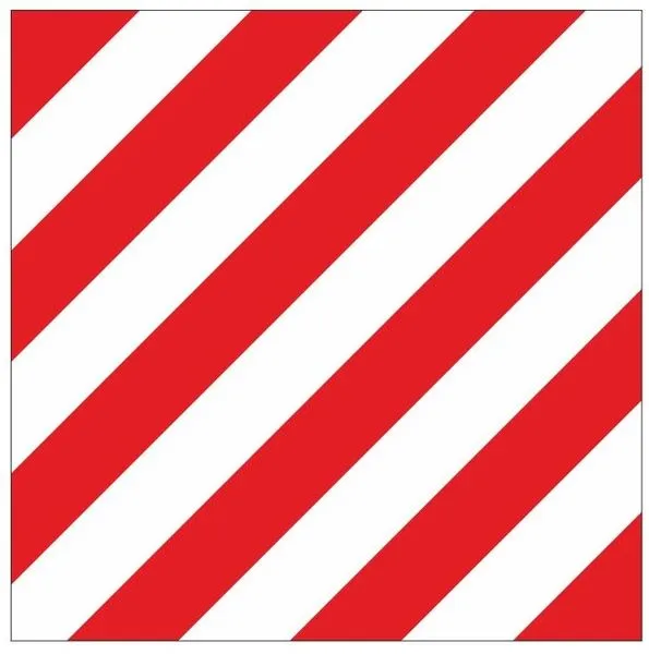 Знак металл "Негабаритное место" (300x300) EKF PROxima zn-1-01
