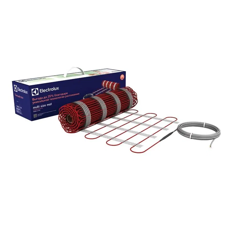 Комплект "Теплый пол" (мат) двухжил. 150Вт/кв.м 450Вт 3-4.1кв.м MULTI SIZE MAT EMSM 2-150-3 Electrolux НС-1105902
