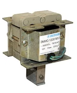 Electromagnet EMIS-1200 MU3 220V pushing version PV 100% IP20 with flexible leads Elektrotekhnik ET003952