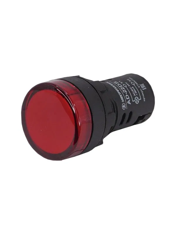 Лампа индикаторная AD-22DS светодиодная матрица d22мм 24В AC/DC IP65 красн. Электротехник ET004724