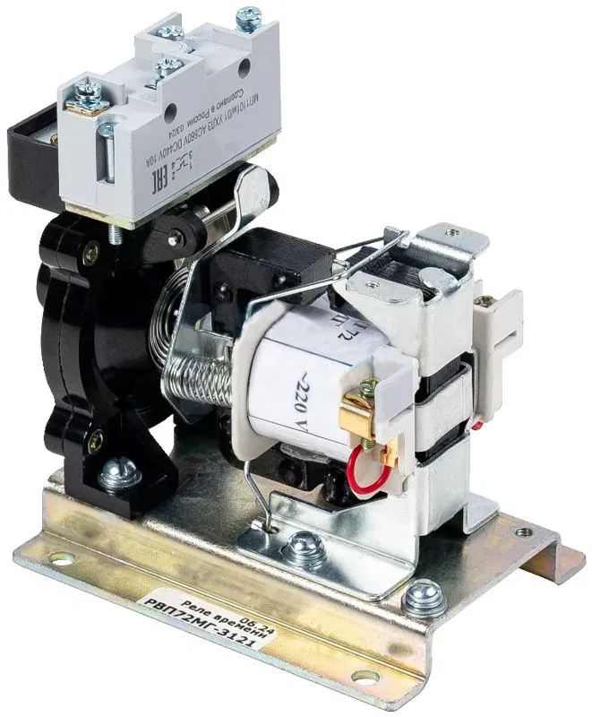 Pneumatic time relay RVP-72MG-3121-UHL4 220V/50Hz 0.4-180s 1NO+1NC with time delay on energization IP00 Elektrotekhnik ET012355