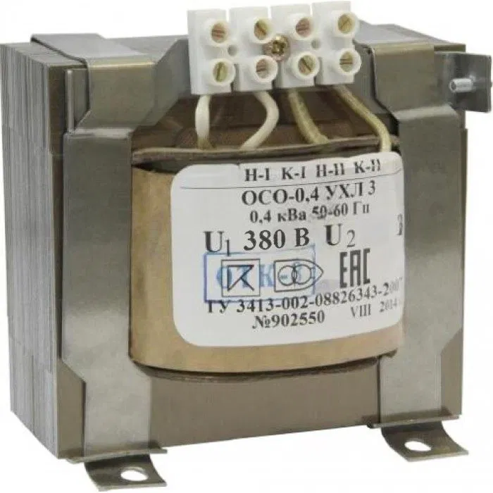 OSO-0.4 UHL3 380/12-24-36-42-110 Transformer IP00 Elektrotekhnik ET014048