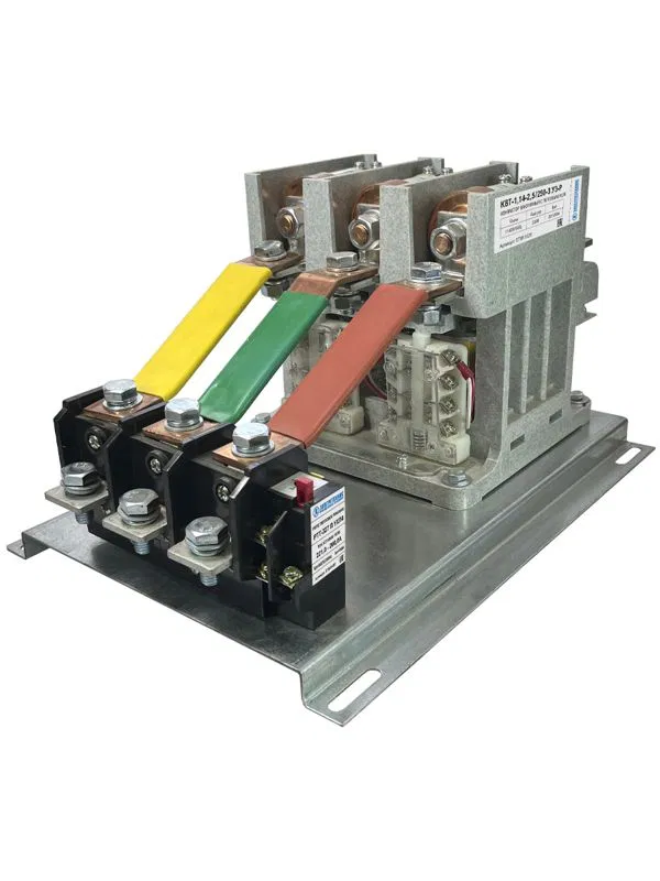 Контактор вакуумный КВТ-1.14-2.5/250-3 У3-Р 3п 250А 220В AC/DC 4НО+3НЗ нереверсивный с реле РТТ12 167-250А IP00 Электротехник ET014800