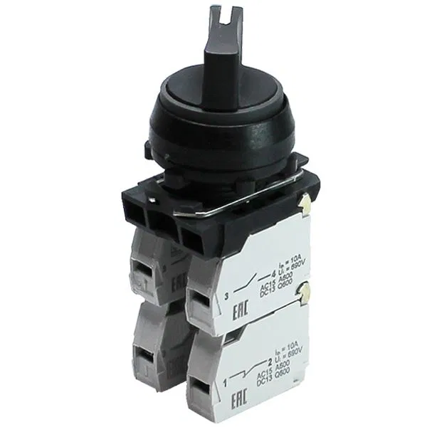 PE-012 исп.3 控制开关 2z+2p 10A 660V 手柄 2位 -45grad +45grad IP40 Электротехник ET514783