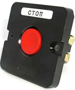 Пост управления ПКЕ 122-1 У2 10А 660В 1 элемент красн. цилиндр в нишу IP54 Электротехник ET519057