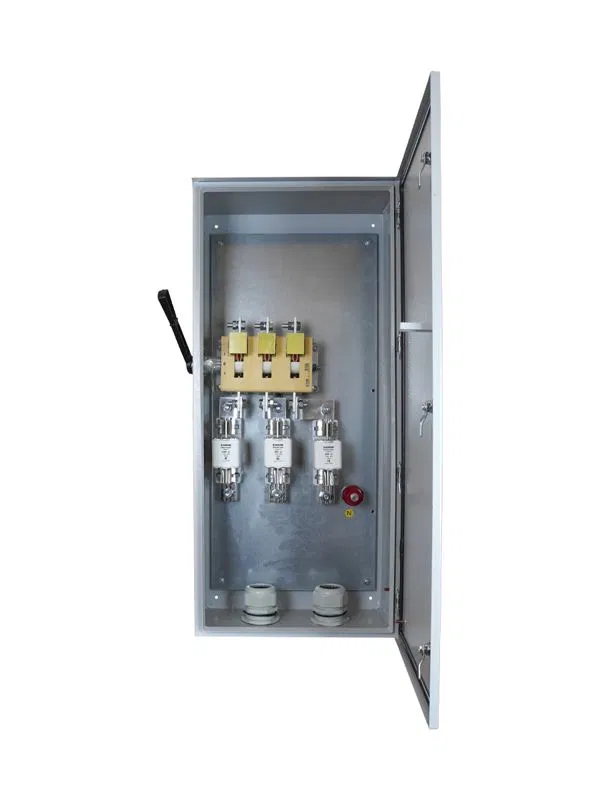 Power distribution box YRRP-630-54 UHL2 with PPN-39 250A copper holders IP54 Elektrotekhnik ET639209