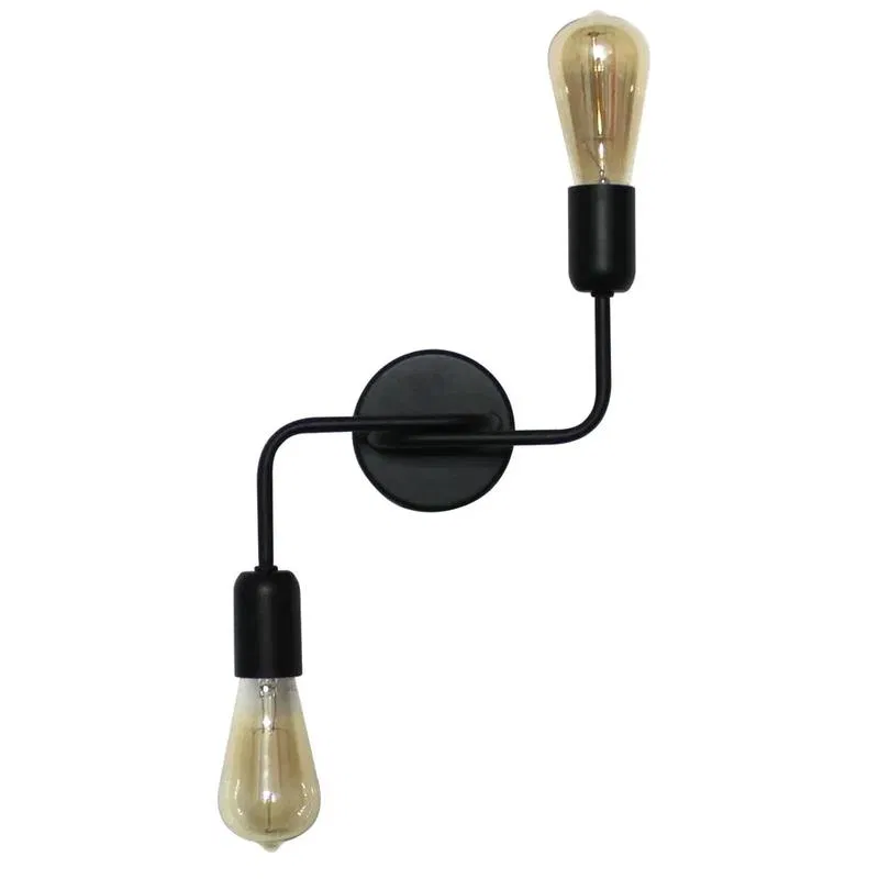 Luminaire NSB 01-2x60-111 "Frame" 221 black E27 (ind. pack.) Eletekh 1005404234