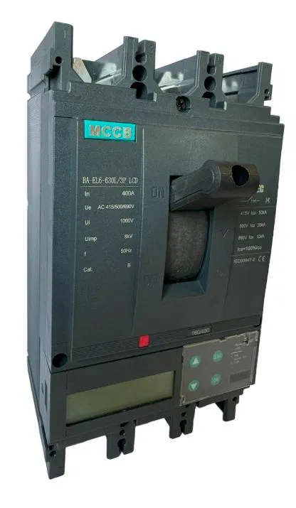 Выключатель автоматический MCCB BA-EL6-630L/3P 400А LCD (электронный Micrologic 5.0E ICU:50KA) ELTEC 1352400