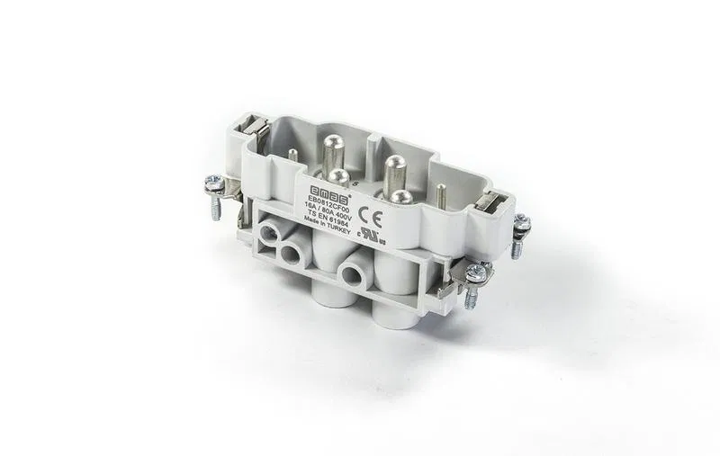 Штепсель 6 полюсов 4х80А; 2х16А (7-12) EMAS EB0812CF00