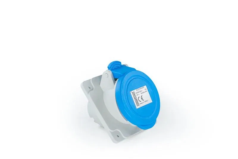 Корпус наклонный с гнездом стандарт CEE 3х16А (2P+E) EMAS ECE316V4PE