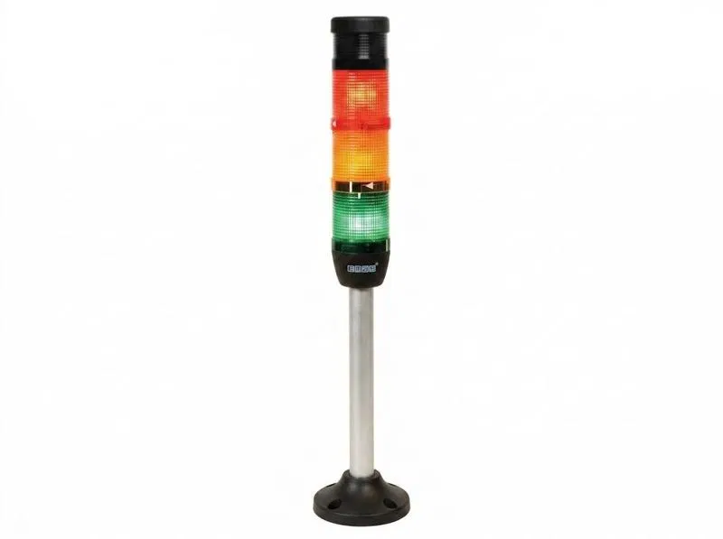 信号灯柱 50mm 24V LED 蜂鸣器 红/绿/黄 EMAS IK53L024ZM04