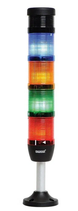 信号灯柱 50mm 220V LED 铝制管 100mm 蜂鸣器 红/绿/黄/蓝 EMAS IK54L220ZM03