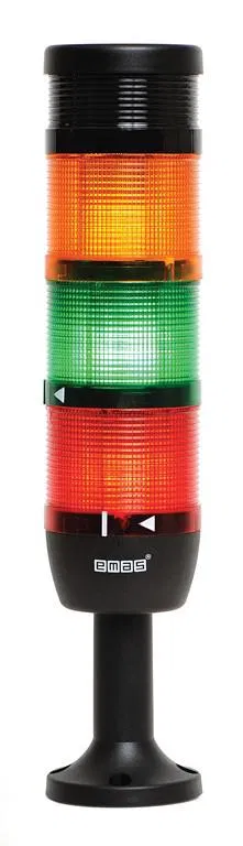 Signal tower 70mm 220V strobe FLESH buzzer red/green/yellow EMAS IK73F220ZM01