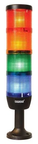 Колонна сигнальная 70мм 24В светодиод LED красн./желт./зел./син.EMAS IK74L024XM01