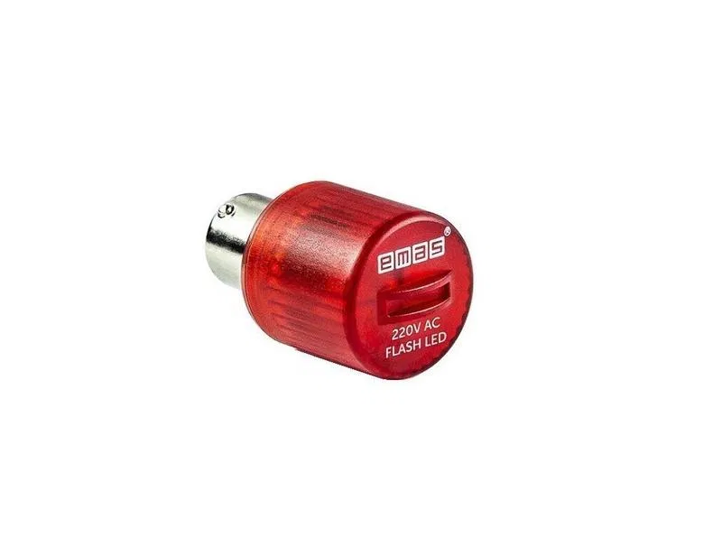 Stroboscope FLESH 220VAC red. EMAS IKMF220K