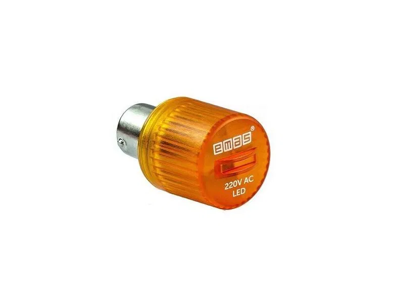 LED 220VAC yellow EMAS IKML220S