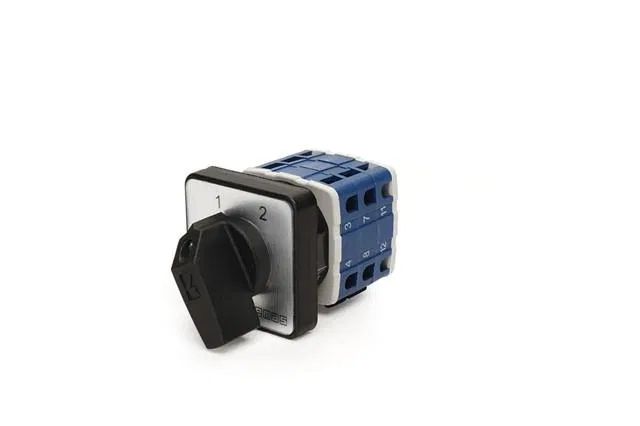 Переключатель полюсов реверс. трехфазный (1-2) 10А EMAS PSA010KD333S