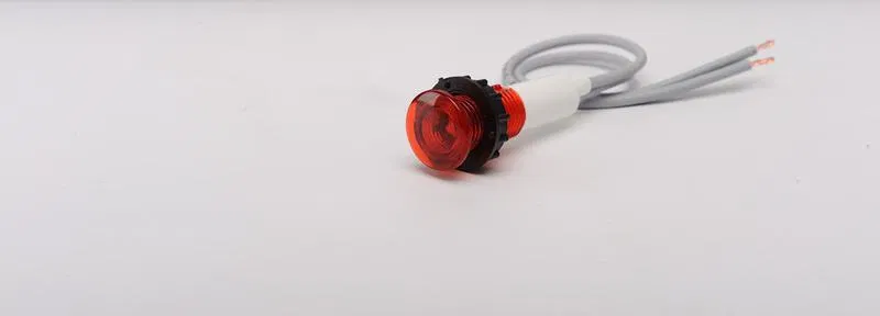 Арматура сигнальная 10мм с силиконовым проводом. красн. EMAS S100LK