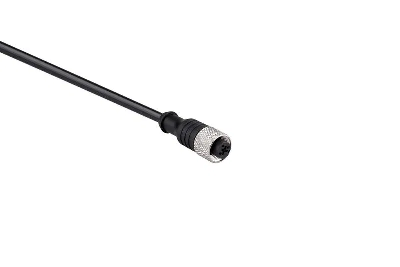 Кабель соединительный 2м с гнездом M12х3 ПВХ IP68 EMAS SKM12P3YXV2
