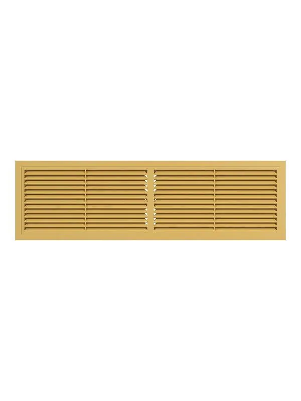 Решетка вентиляционная РП фланец 432х117 переточная 455х133 пластик Beige ERA 4513РП беж