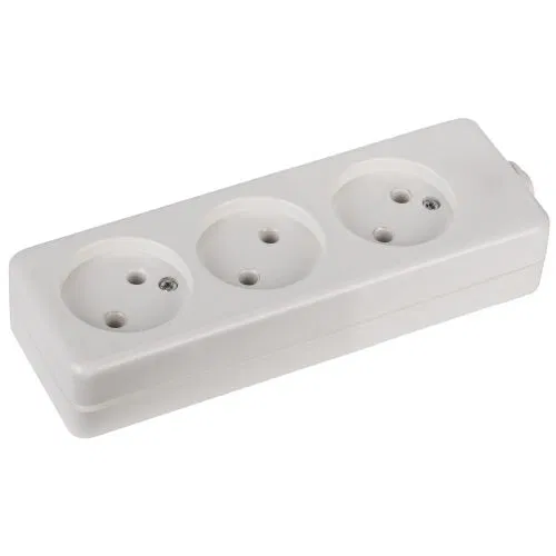 3-outlet extension strip without grounding K-3 Era Б0003476
