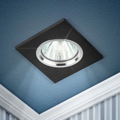 KL57 SL/BK 点光源灯 50W MR16 12V/220V 压铸铝 银/黑 ЭРА Б0017255