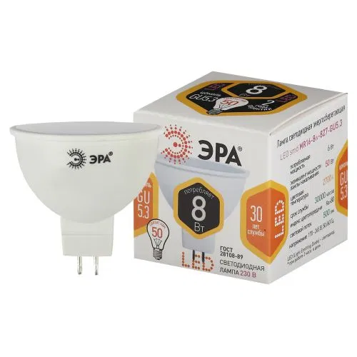 LED lamp MR16-8w-827-GU5.3 640lm ERA B0020546