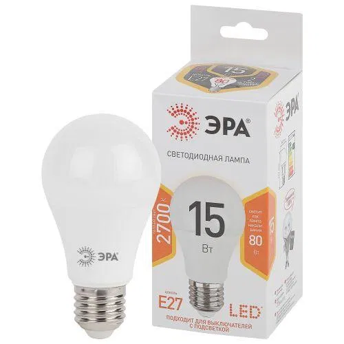 A60-15W-827-E27 pear-shaped LED lamp 1200lm Era B0020592