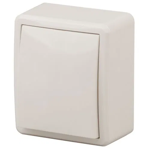 单开单极开关 Era Expert 10A IP20 11-1203-02 250V 10AX 象牙白 Era Б0020661