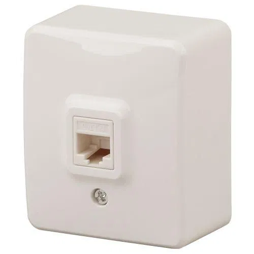 Telephone socket OP Expert RJ11 11-3202-02 IP20 ivory Era B0020728