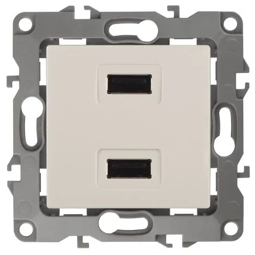 Устройство зарядное USB 12-4110-02 5В-2100мА сл. кость ЭРА Б0027492