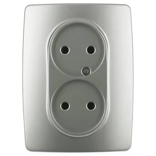 Socket 2-m SP Era12 12-2107-15 16A IP20 16AX 250V 2x2P pearl. Era B0031247