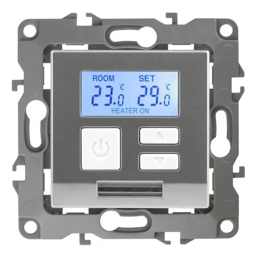 通用温控器 12-4111-03 230V-Imax16A 铝制 ERA Б0031273
