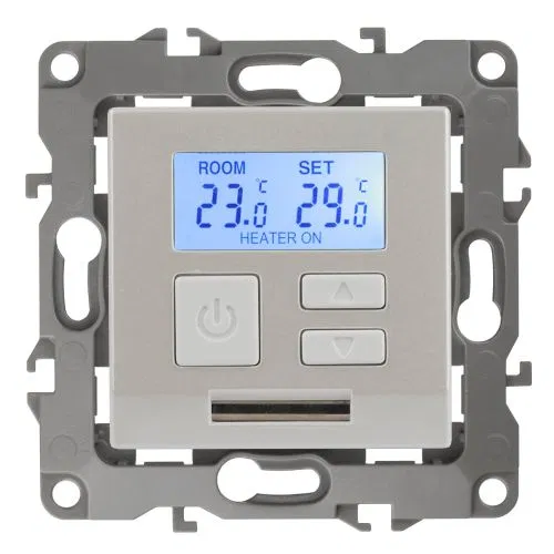 通用温控器 12-4111-15 230V-Imax16A 珍珠母色 ERA Б0031280