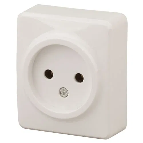 Socket 1-way Era Expert 11-2201-02 16A IP20 250V 2P ivory Era Б0031552