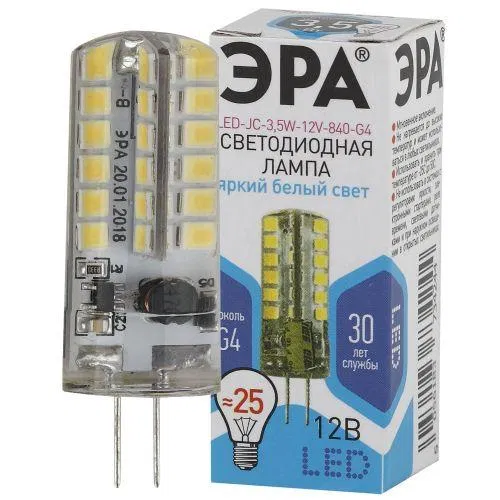 LED-JC-3.5W-12V-840-G4 280lm ЭРА Б0033196 LED灯