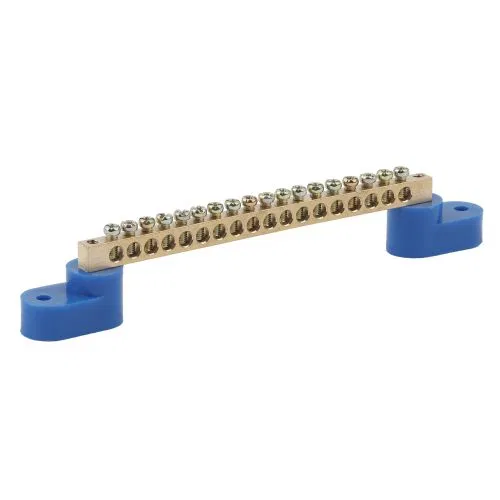 Busbar N "zero" on two angle insulators SHNI-6x9-18-U2 NO-222-61 syn. (pk.10pcs) Era B0033379